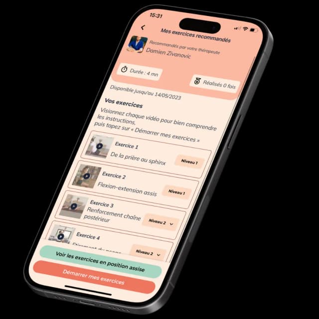 Application Andrew — exercices recommandés